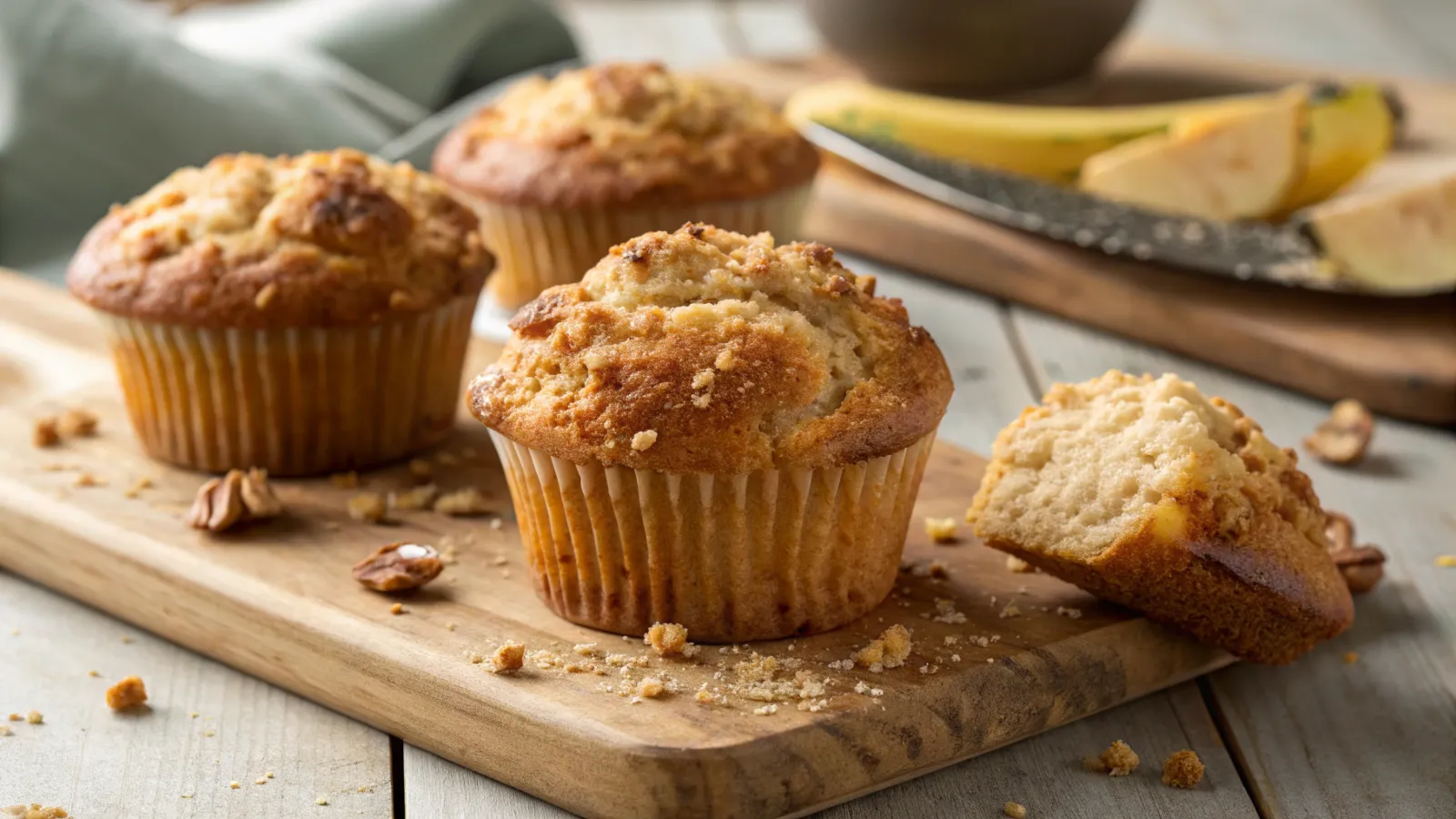 Banana Crumb Muffins